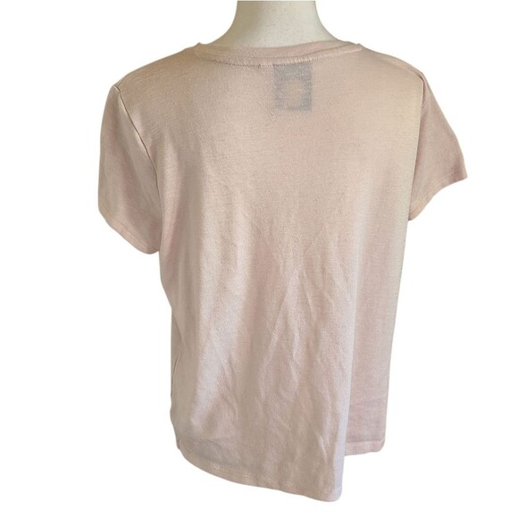 joei & i cowboy hat and western boot graphic tshirt cream womens size M - Picture 2 of 7